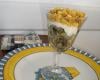 Crumble courgettes-aubergines et kiri en verrine