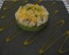 Tartare de cabillaud avocat et coulis de mangue