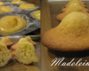 Madeleines légères parfumées au citron