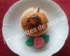 Muffins rhum, noisette, pépites de chocolat