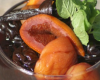 Salade de Pruneaux d'Agen, abricots et oranges au vin de Bordeaux