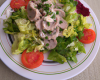 Salade au boudin blanc