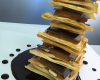 Mille-feuille contemporain au chocolat noir