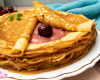 Gâteau de crêpes à la cerise