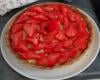 Tarte aux fraises traditionnelle à la crème pâtissière