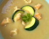 Velouté de courgettes au foie gras