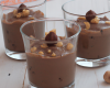 Verrines chocolat noisettes