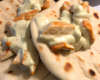 Naans au blanc de poulet et fromage philadelphia