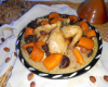 Tajine de poulet aux abricots et noix de cajou