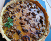 Tarte fine aux champignons des bois et foie gras poêlé