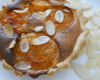 Tartelette aux abricots, thym et amandes