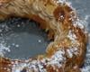 Paris Brest : pâte à choux fourrée de crème pralinée