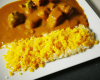 Riz sauce curry et cube d'or