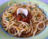 Spaghetti Chèvre Apinard poulet