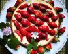 Cheese-cake printanier aux fraises