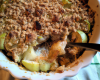 Crumble de poireaux au maroilles