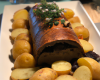 Bûche de Noël à la patate douce