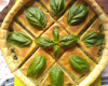 Tarte au basilic