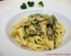 Penne, courgettes et champignons