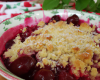 Crumble aux cerises