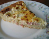 Tarte gratinée au jambon