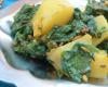 Recette indienne Aloo palak