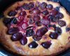 Clafoutis aux poires et cassis