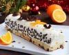 Bûche de Noël orange et chocolat