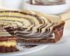 Zebra cheesecake aux 2 chocolats