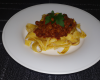 Tagliatelles bolognaise