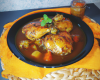 Poulet braise en sauce