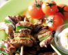 Petites brochettes de veau au curry