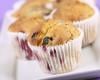 Muffins fruits confits et compote de pommes sans œufs ni lait