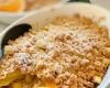 Crumble aux pommes aux notes d'orange