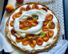 Tarte aux abricots et sa crème au nougat