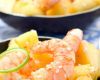 Crevettes sautées à l'ananas M'les Fruits