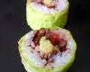 Makis fraise avocat chocolat