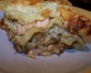 Lasagnes au saumon et poireaux