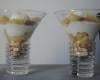 Verrine de pommes au fromage blanc