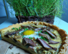 Quiche au confit de canard