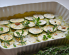 Gratin de courgettes au thym