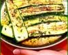 Courgettes grillées marinées comme un antipasti