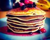 Pancakes aux fruits rouges !