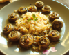 Escargots de Bourgogne au risotto de blé