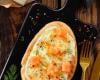 Pizza naan au Chevrotin AOP