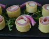 Roulés de jambon aux fromages frais