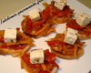 Toasts poivron rouge, carottes et feta