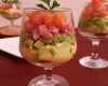 Verrine de saumon et avocat