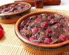 Gratin de framboises au chocolat