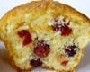 Muffins au citron et cranberries